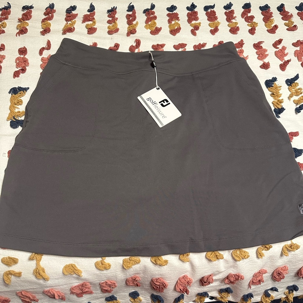 FootJoy Women's Charcoal Golf skirt size large